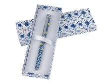 Oberthur - Stylo roller Indigo - citrons