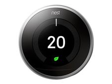 Nest Learning Thermostat 3rd generation - thermostat connecté - acier inoxydable