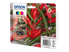 Epson 503/503 XL Multipack - paquete de 4 - XL (negro) + capacidad estándar - negro, amarillo, cián, magenta - original - cartucho de tinta