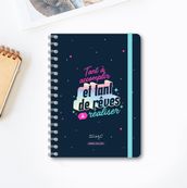 Agenda Mr Wonderful Tant de rêves - 1 semaine sur 2 pages - 15 x 22 cm - Viquel