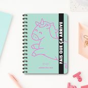 Agenda Mr Wonderful Fais que ça arrive - 1 semaine sur 2 pages - 12 x 17 cm - Viquel