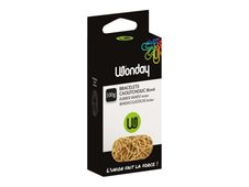 Wonday - Pack de 100 élastiques en caoutchouc - 180 mm x 1.8 mm - 100 g - ambre