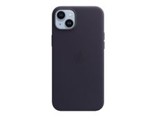 Apple - coque de protection en cuir avec MagSafe pour iPhone 14 Plus - encre violette