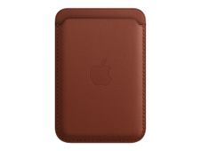 Apple - Porte carte en cuir avec MagSafe pour iPhone 12, 13, 14 - terre de sienne