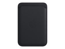 Apple Wallet with MagSafe - Porte carte en cuir avec MagSafe pour iPhone 13, 13 mini, 13 Pro, 13 Pro Max - noir
