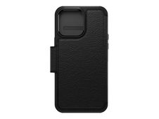 OtterBox Strada Series ProPack Packaging - étui folio en cuir pour iPhone 14 Pro Max - noir