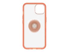 OtterBox Otter  - coque de protection pour iPhone 13 - transparent avec contour orange