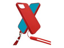 JAYM POP - coque de protection avec tour de cou pour iPhone 14 Pro - rouge