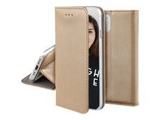 JAYM - étui folio pour iPhone 14 Pro Max -  or