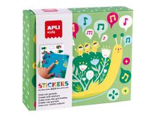 APLI kids - Jeu de gommetes pour enfants - animaux rigolos
