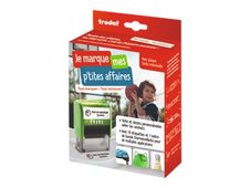 Trodat - Tampon pour vêtements - noir - texte personnalisé - 37 mm