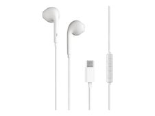 BIGBEN Connected - écouteurs USB C - avec Télécommande et Micro - Bouton Blanc