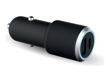 Force Power Lite - Double Chargeur voiture - 37W (12+25W) - Power Delivery - Noir - Garanti à vie