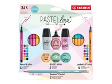 STABILO Pastellove Special Edition - Set d'écriture 35 pièces - couleurs assorties