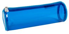 Trousse ronde Iderama  - 1 compartiment - bleu transparent - Exacompta