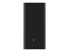 Xiaomi Mi PB200SZM - powerbank / batterie de secours - 20000 mAh - 3 connecteurs de sortie (USB, USB-C) - noir