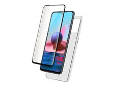 Bigben Connected - pack coque de protection + verre trempé pour Redmi note 10 4G/10S - transparent