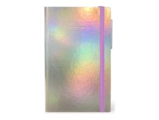 Legami Metallic Collection - Carnet de notes - 13 x 21 cm - ligné - 192 pages - holo fairy