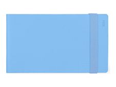 Agenda semainier - 1 semaine sur 2 pages - 14 x 8 cm - bleu cristal - Legami Colours Collection