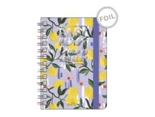 Agenda à spirale 1 semaine sur 2 pages - 8,5 x 13 cm - citron - Legami