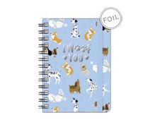 Agenda à spirale 1 semaine sur 2 pages - 8,5 x 13 cm - chiens - Legami