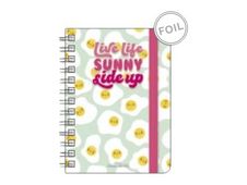 Agenda à spirale 1 semaine sur 2 pages - 8,5 x 13 cm - egg - Legami