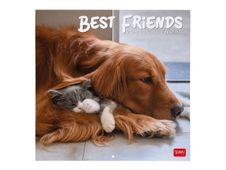 Legami - Calendrier mensuel - 30 x 29 cm - best friends