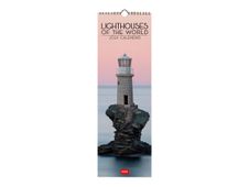 Legami - Calendrier mensuel - 16 x 49 cm - lighthouses of the world