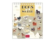 Legami Special Edition - Calendrier 2024 - 12 x 14,5 cm - chiens du monde