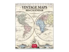 Legami Special Edition - Calendrier 2024 - 12 x 14,5 cm - cartes anciennes