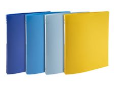 Exacompta BeeBlue - Classeur souple 4 anneaux - Dos 20 mm - A4 - pour 140 feuilles - disponible dans différentes couleurs