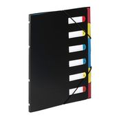 Viquel Essentiel - Trieur polypro 6 positions - A4 - Noir