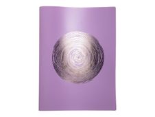 Exacompta Ellipse - Porte vues - 80 vues - A4 - timbre en or rose - gris, vert céladon, vieux rose