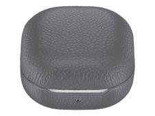 Samsung Leather Cover EF-VR180 - étui en cuir pour Galaxy Buds Live, Buds Pro - gris
