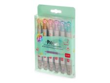 Legami - Pack de 6 surligneurs double pointe - miaou - couleurs assorties