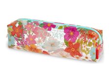 Legami - Trousse 1 compartiment - transparente fleurs