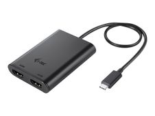 i-Tec - Adaptateur vidéo externe - USB-C 3.1 - 2 x HDMI - noir