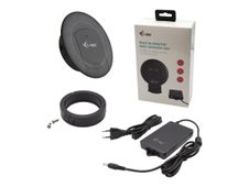 i-Tec Built-in Desktop Fast Charger - Chargeur secteur pour smartphone et tablette - 4 USB  - noir