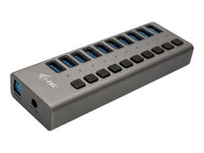 i-Tec USB 3.0 Charging HUB - Hub - 10 x SuperSpeed USB 3.0 - de bureau