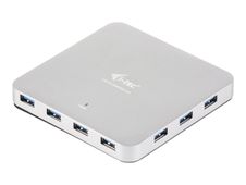 i-Tec USB 3.0 Metal Charging HUB - Hub - 10 x SuperSpeed USB 3.0 - de bureau