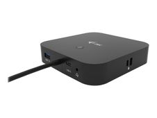 i-Tec - Station d'accueil - USB-C 3.1 Gen 2 / Thunderbolt 3 - HDMI, DP - GigE - 112 Watt - avec chargeur universel i-Tec 112 W - Europe