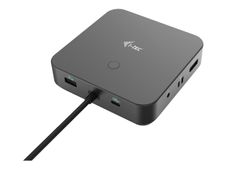 i-Tec - Station d'accueil - USB-C / USB4 / Thunderbolt 3 / Thunderbolt 4 - HDMI, 2 x DP++ - GigE - 100 Watt - Europe