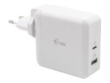 i-Tec USB-C Travel Charger - Chargeur secteur pour smartphone et tablette - 2 USB 