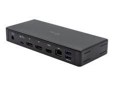 i-Tec USB-C/Thunderbolt 3 - Station d'accueil - USB-C 3.1 / Thunderbolt 3 - HDMI, 2 x DP - GigE - 85 Watt - Europe