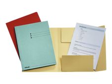 Esselte - Chemise à 3 rabats - A4 - Pour 250 feuilles - rouge (pack de 50)