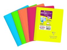 Clairefontaine Koverbook Neon - Cahier polypro A5 - 160 pages - Petits carreaux (5x5 mm) - Disponible en différents coloris