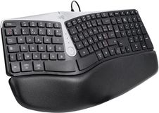 We - Clavier ergonomique filaire avec repose poignet - noir