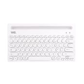 We - Clavier Bluetooth universel avec fonction support pour tablette/smartphone - blanc