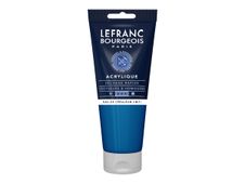 Lefranc Bourgeois - Peinture acrylique - teinte bleue céruléen - 200 ml