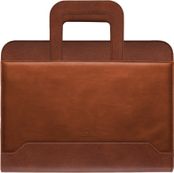 Ontario - conférencier a4 zippé - camel - poignée